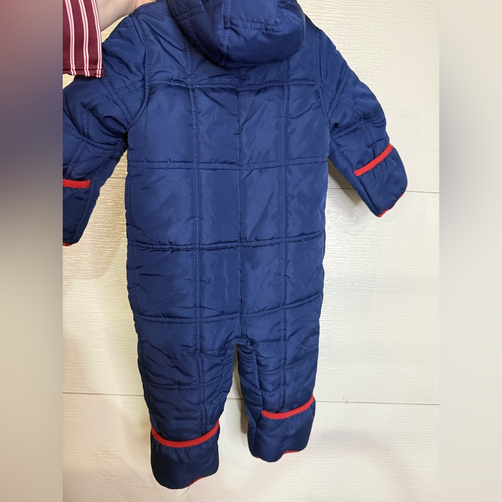 BEN SHERMAN BABY BUBBLE SNOWSUIT 18 MONTHS - Picture 3 of 4